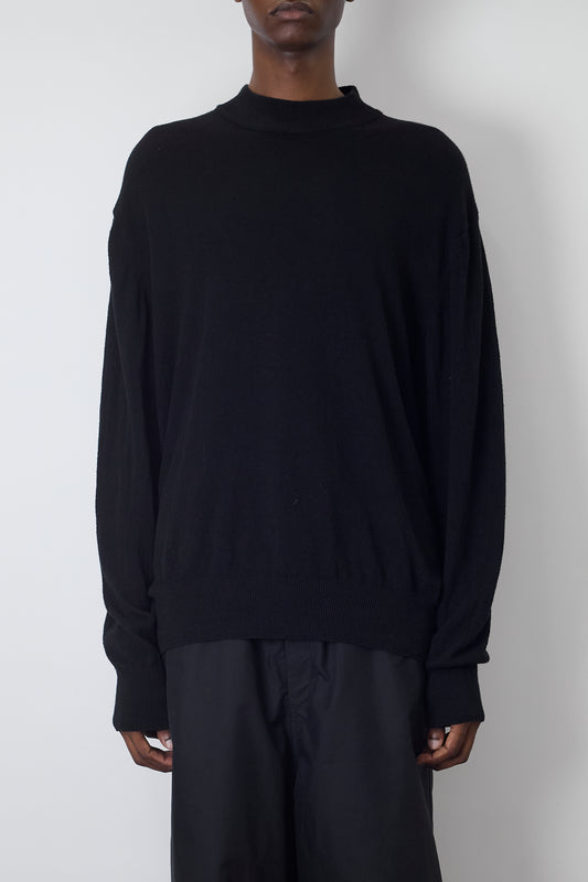 VINTAGE BLACK SUMMER KNIT MADE IN ITALY