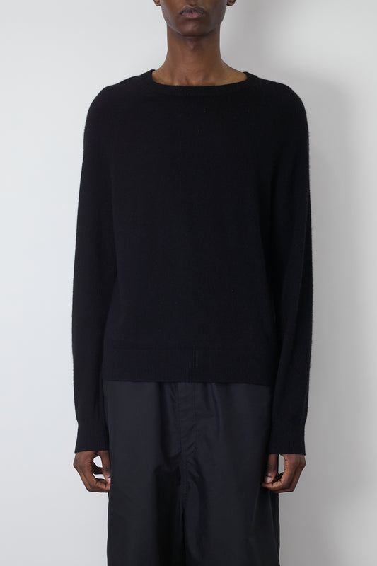 VINTAGE BLACK CASHMERE KNIT