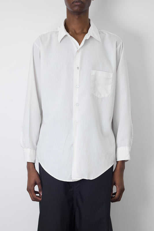 TOWNCRAFT BY JC PENNEYS WHITE CLASSIC SHIRT
