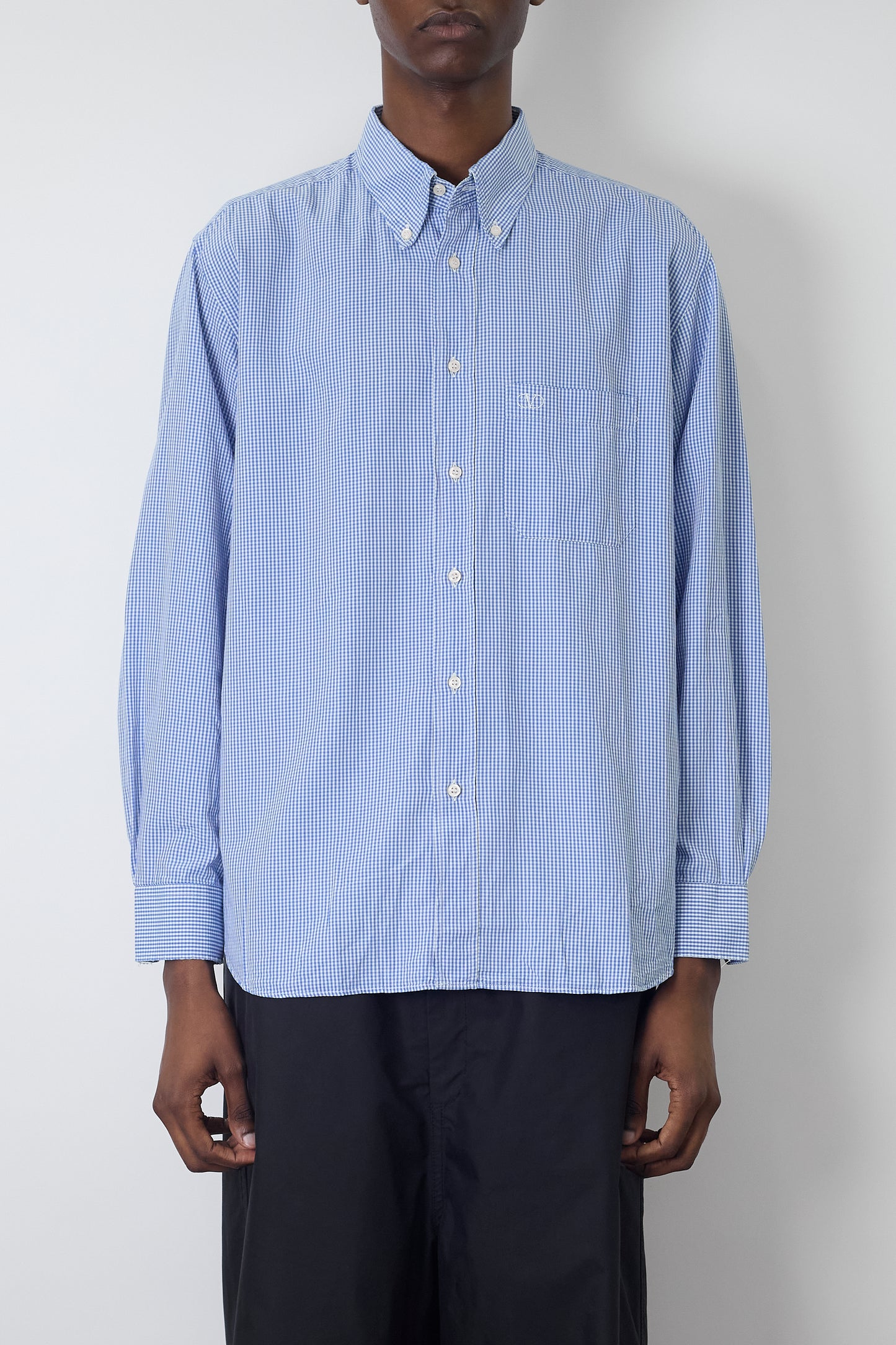 VALENTINO BLUE CLASSIC SHIRT MADE IN ITALY