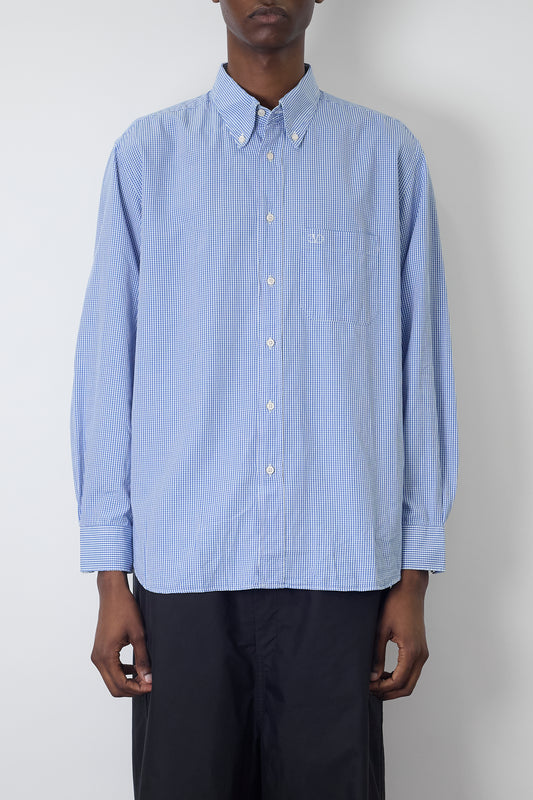 VALENTINO BLUE CLASSIC SHIRT MADE IN ITALY
