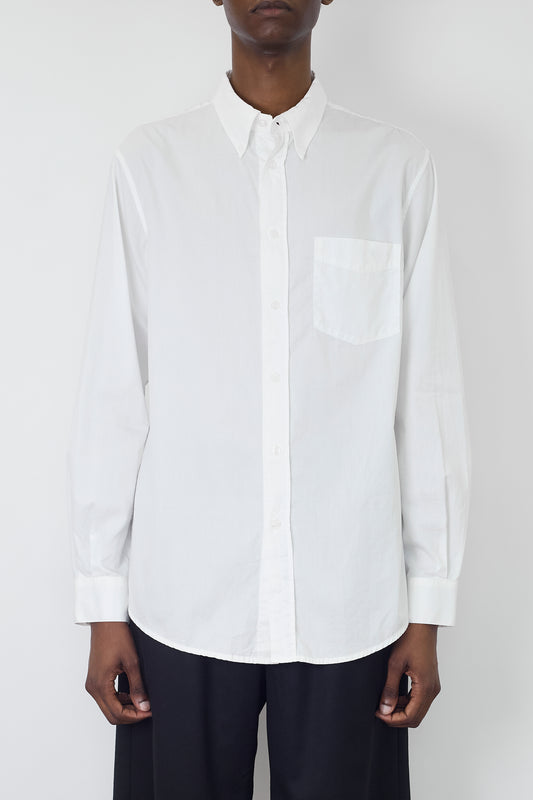 ARMANI JEANS WHITE CLASSIC SHIIRT MADE IN ITALY