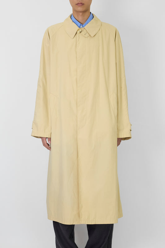 GIORGIO ARMANI BEIGE LONG COAT MADE IN ITALY