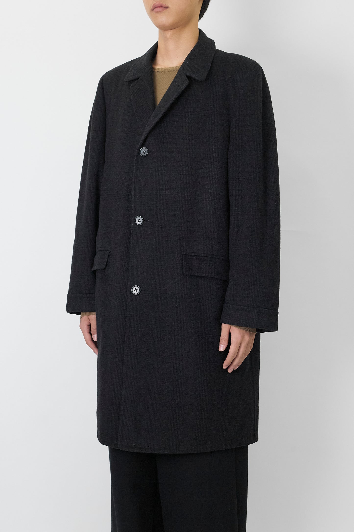 VINTAGE GRAY WOOL COAT