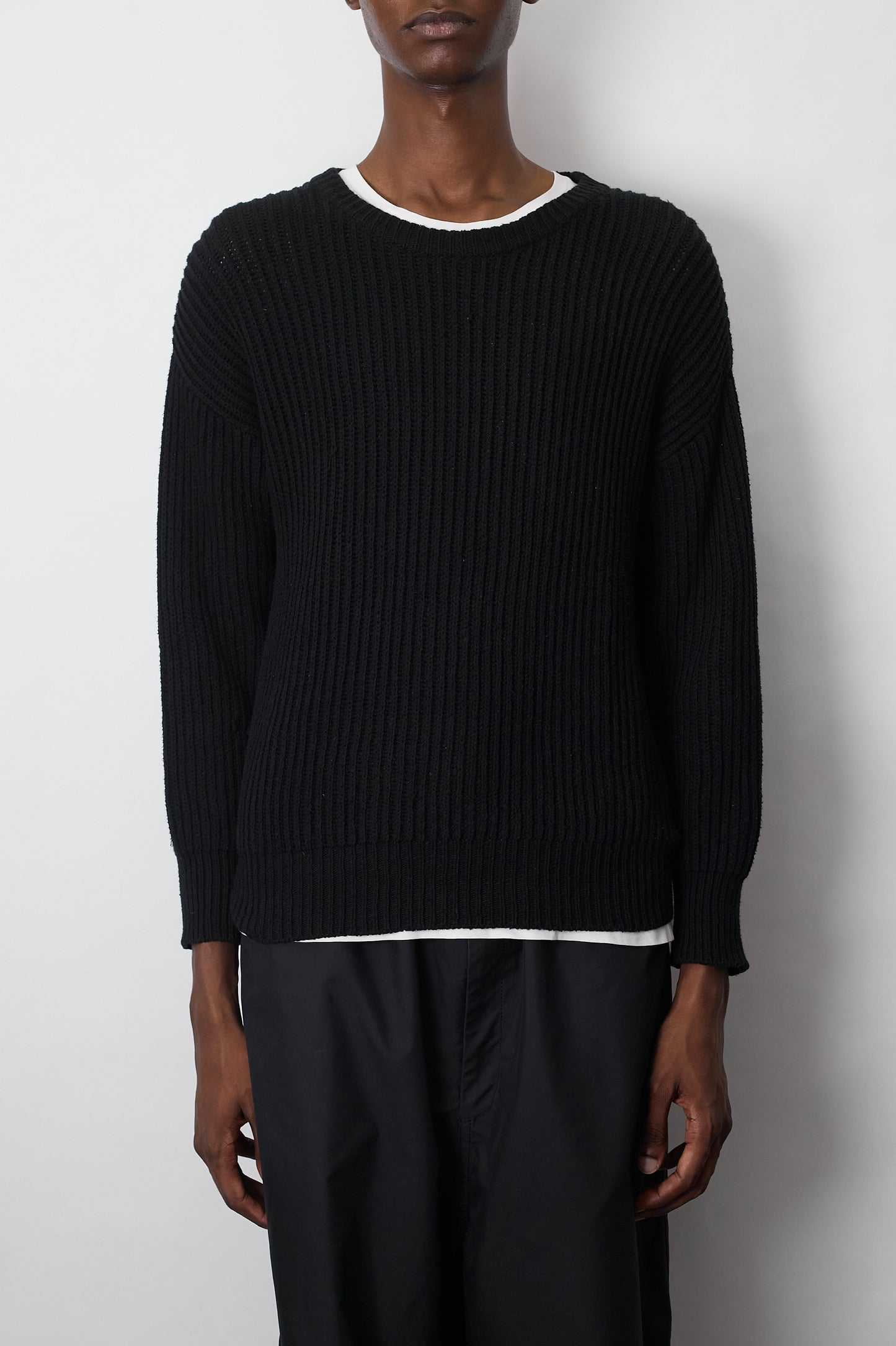 AMI ALEXANDRE MATTIUSSI BLACK KNIT