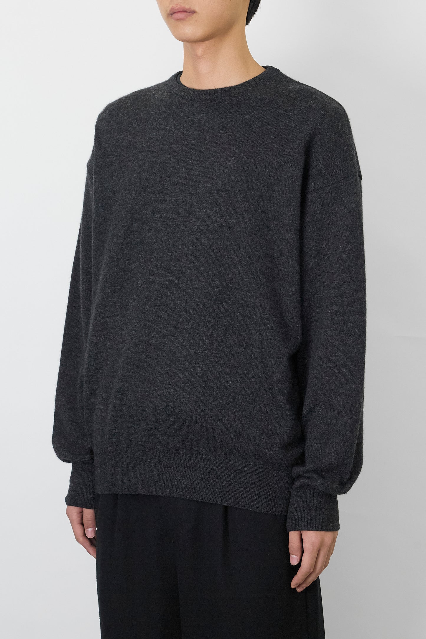 VINTAGE GRAY WOOL KNIT MADE IN SPAIN