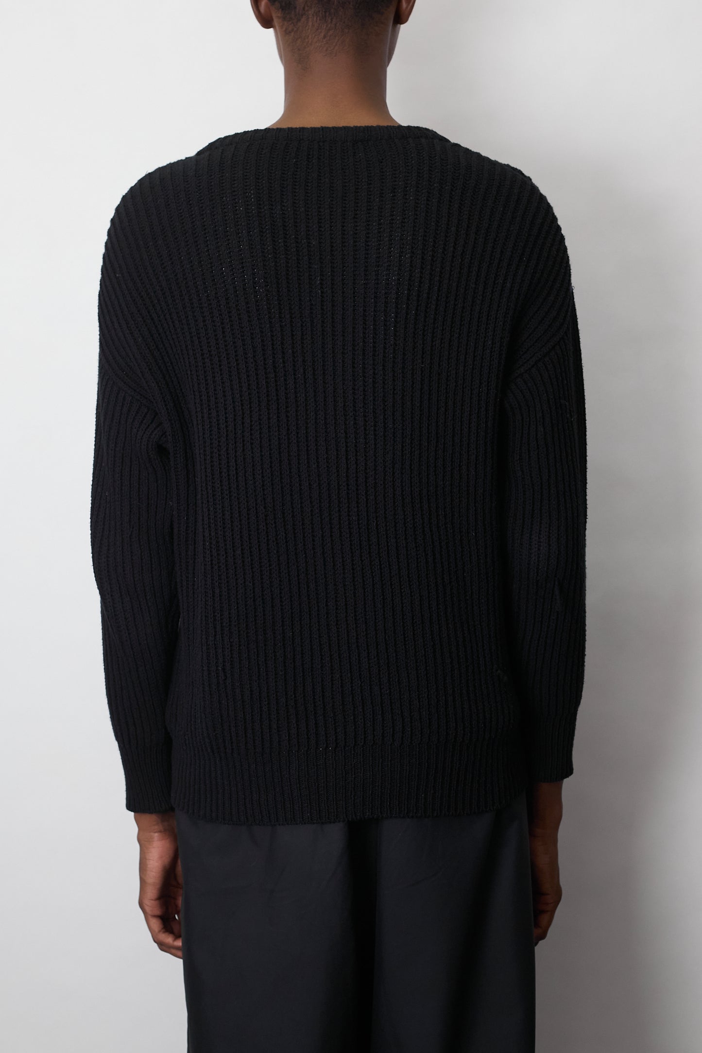 AMI ALEXANDRE MATTIUSSI BLACK KNIT