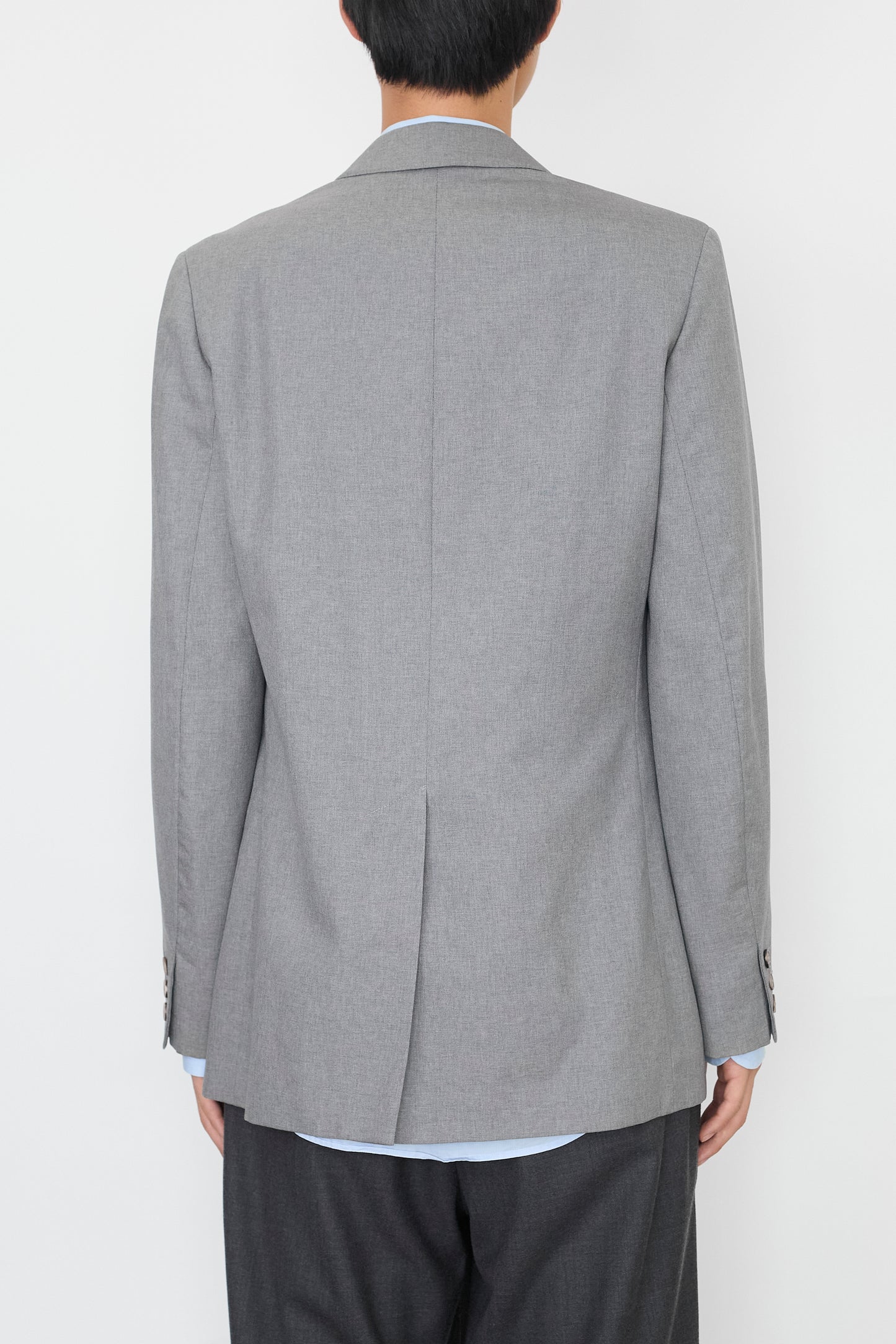A.P.C GRAY WOOL TAILORED JACKET MADE IN FRANCE