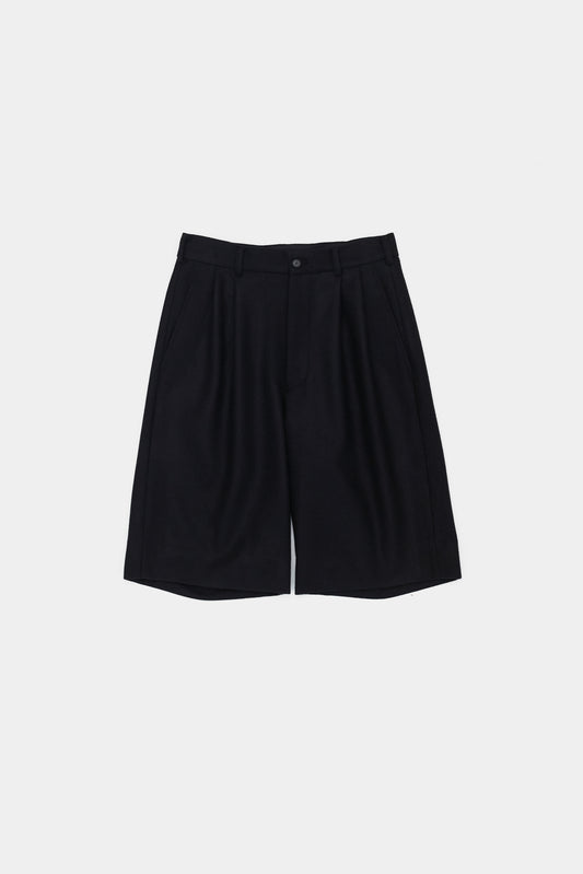 NTRUL MELTON WIDE SHORTS BLACK