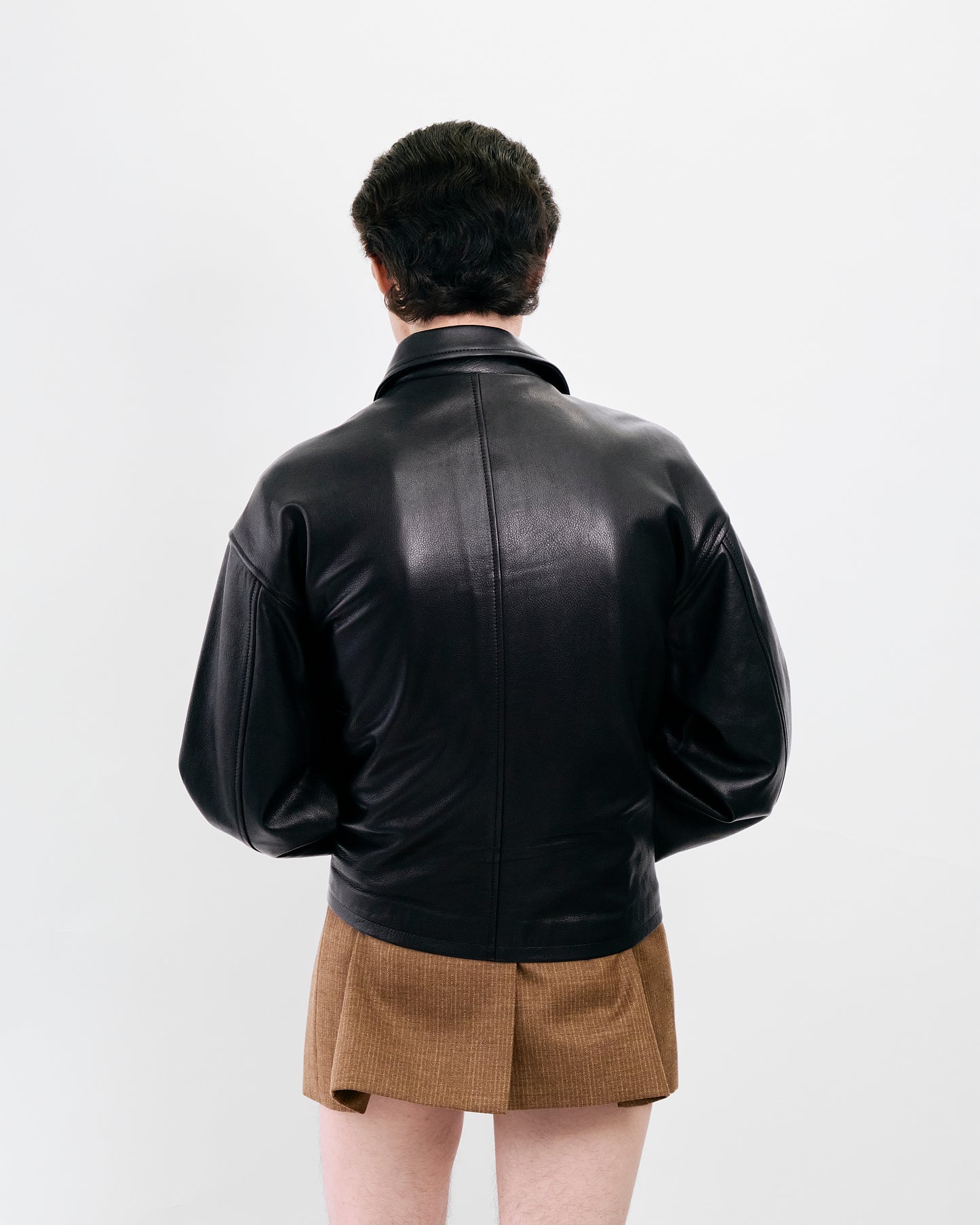 NTRUL MODERN LEATHER JACKET BLACK