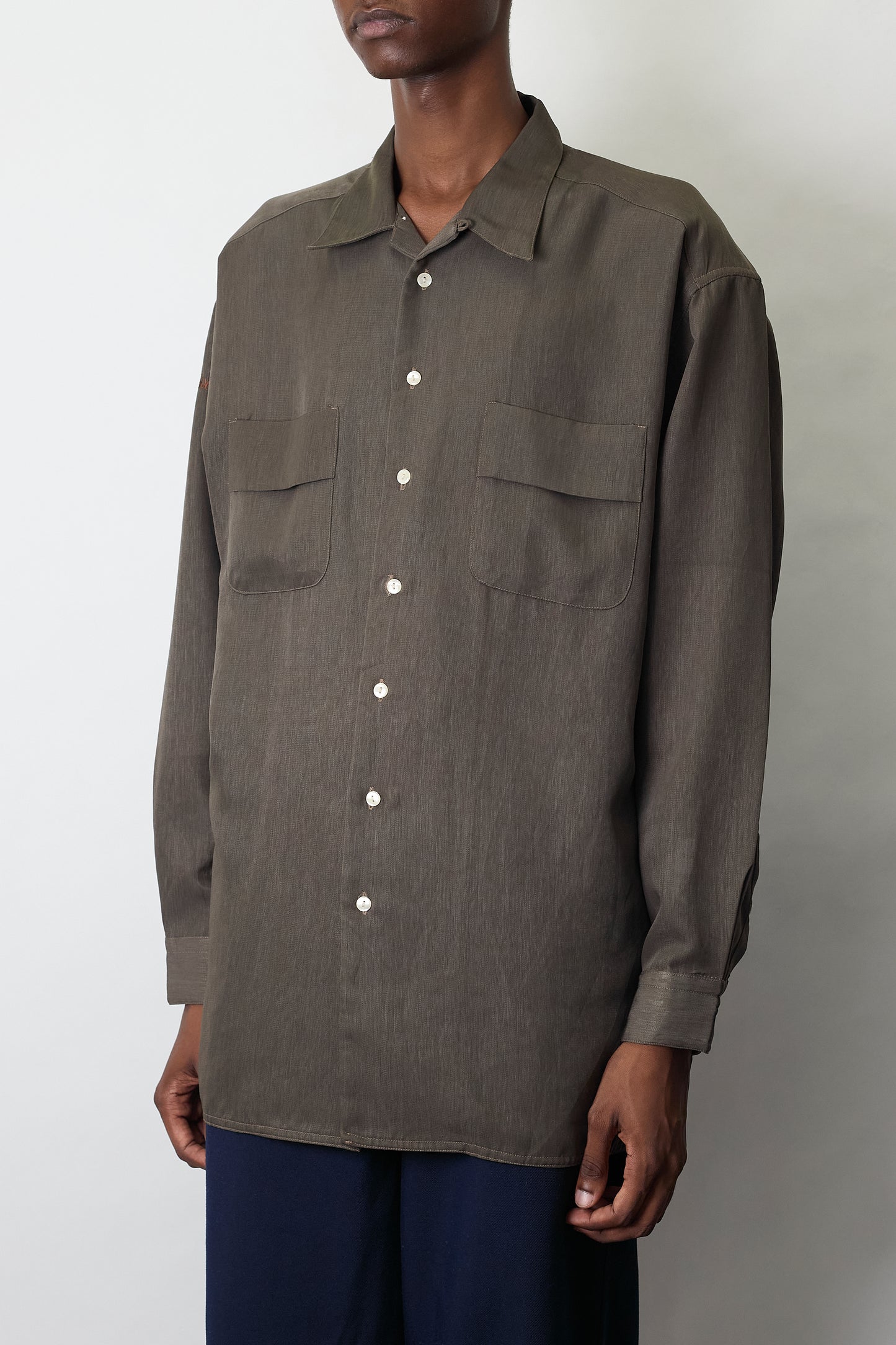 MOSSIMO POLY GABARDINE WIDE SHIRT