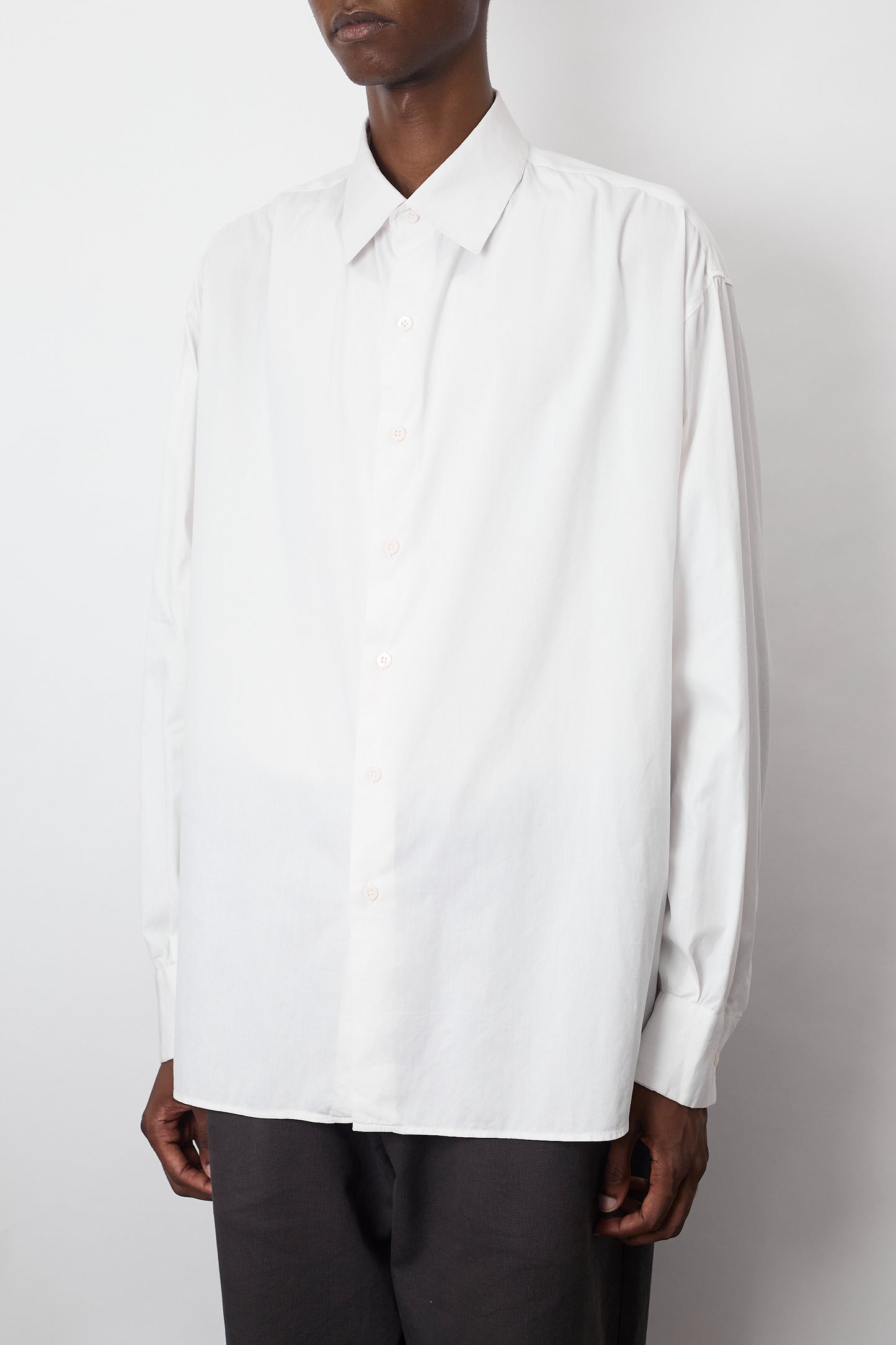 PRADA OVERSIZED WHITE CLASSIC SHIRT