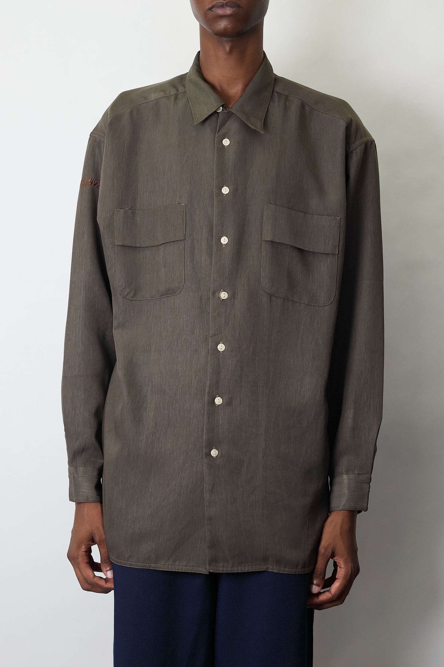 MOSSIMO POLY GABARDINE WIDE SHIRT