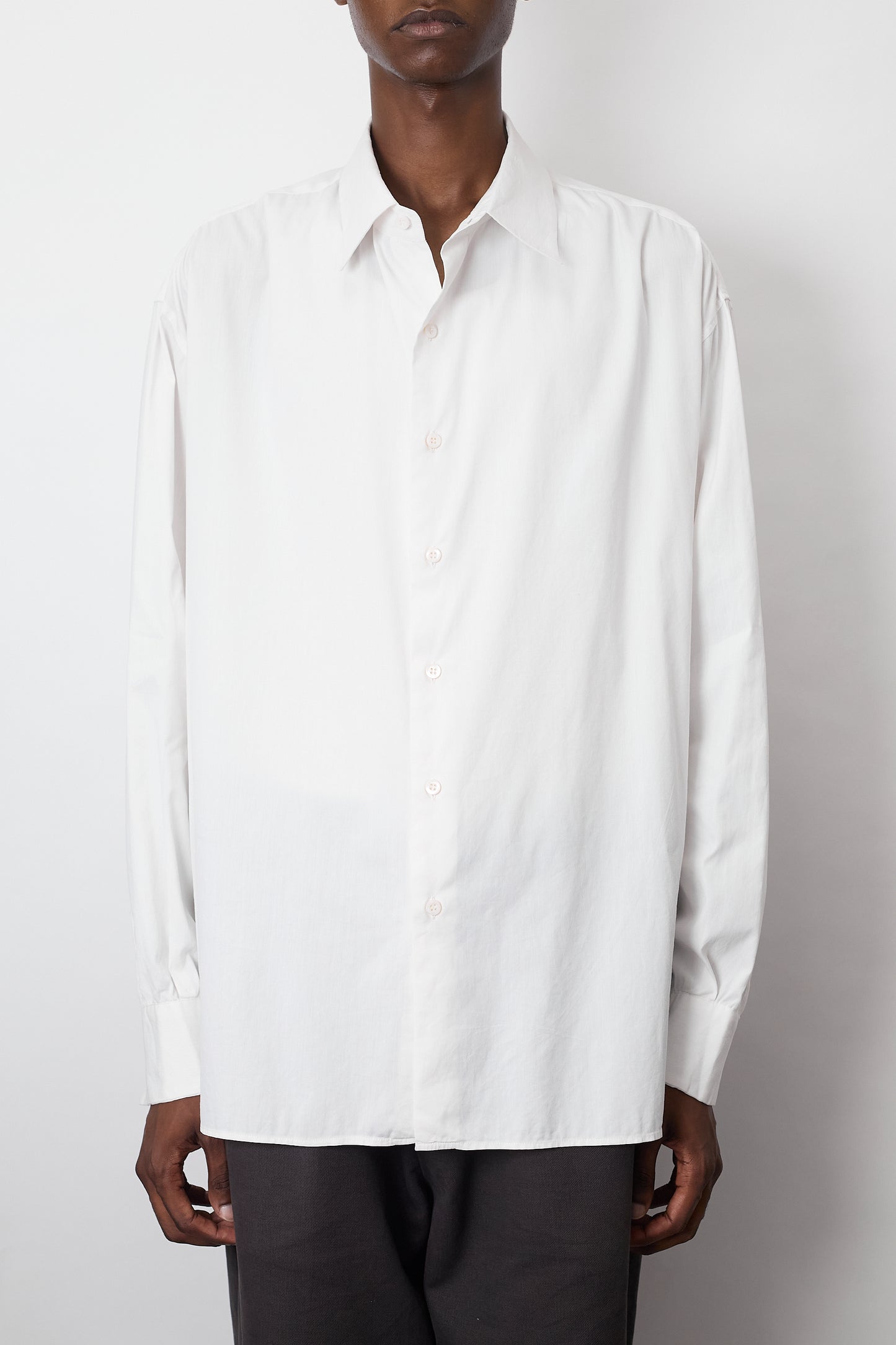 PRADA OVERSIZED WHITE CLASSIC SHIRT