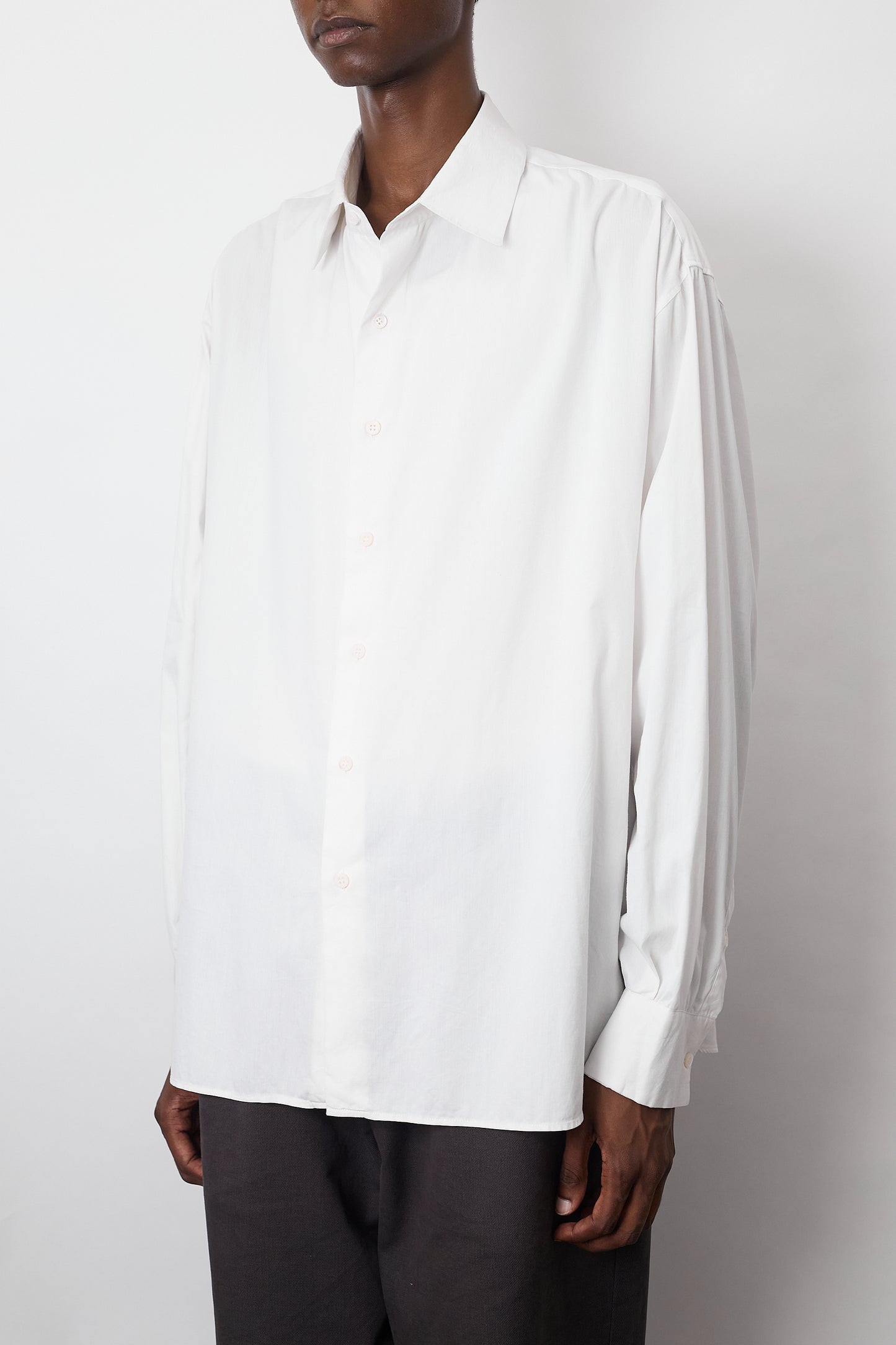 PRADA OVERSIZED WHITE CLASSIC SHIRT