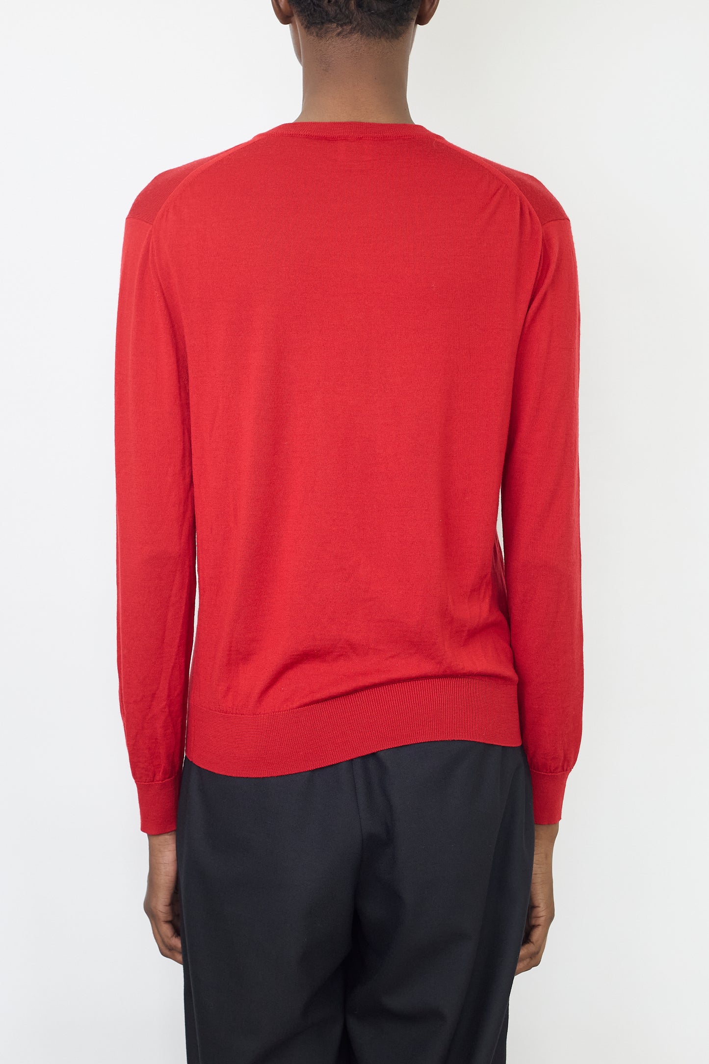 PAUL SMITH RED WOOL KNIT