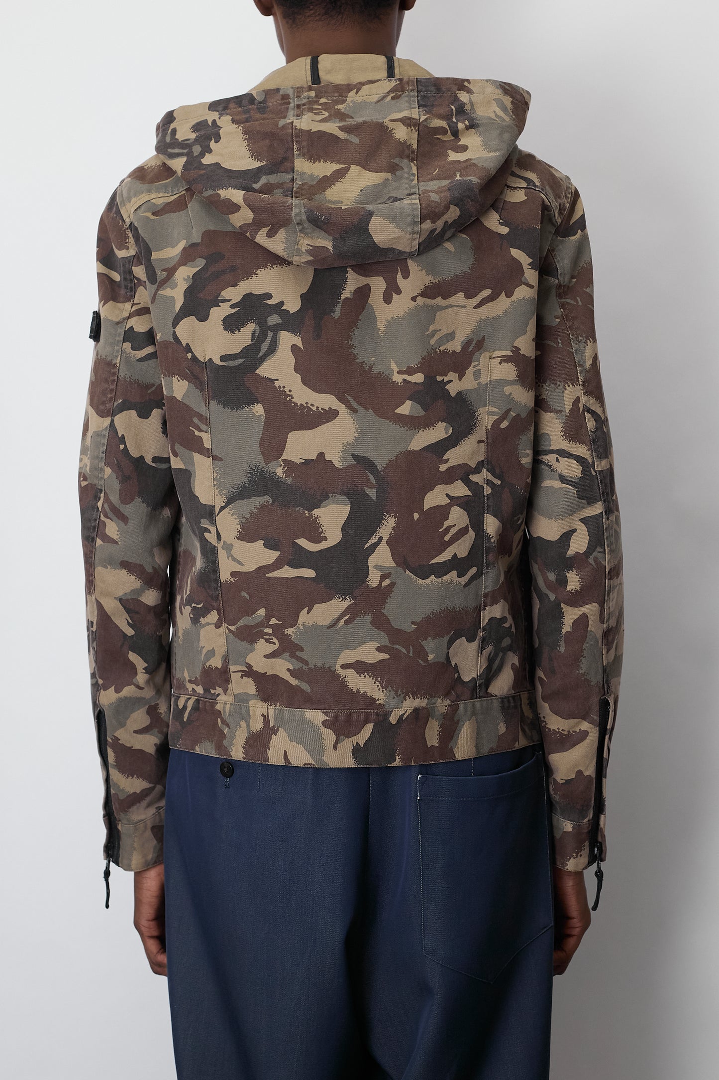 ARMANI EXCHANGE CAMOUFLAGE TECH SHORT JACKET