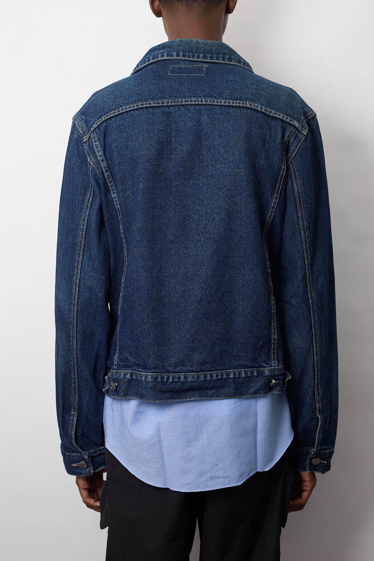 ARMANI JEANS SHORT DENIM JACKET MADE IN ITALY