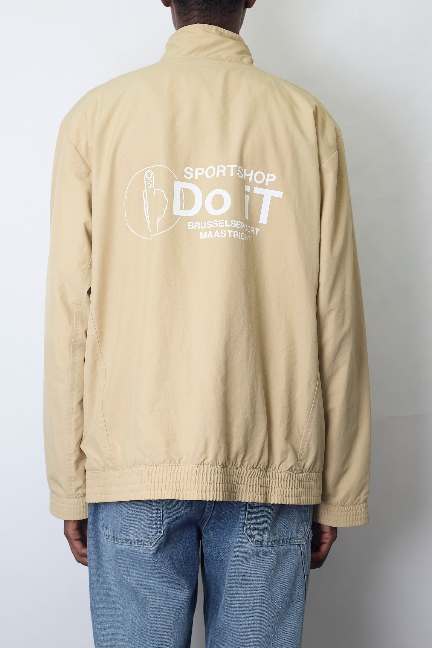 NIKE DESIGNED BEIGE TECH JACKET