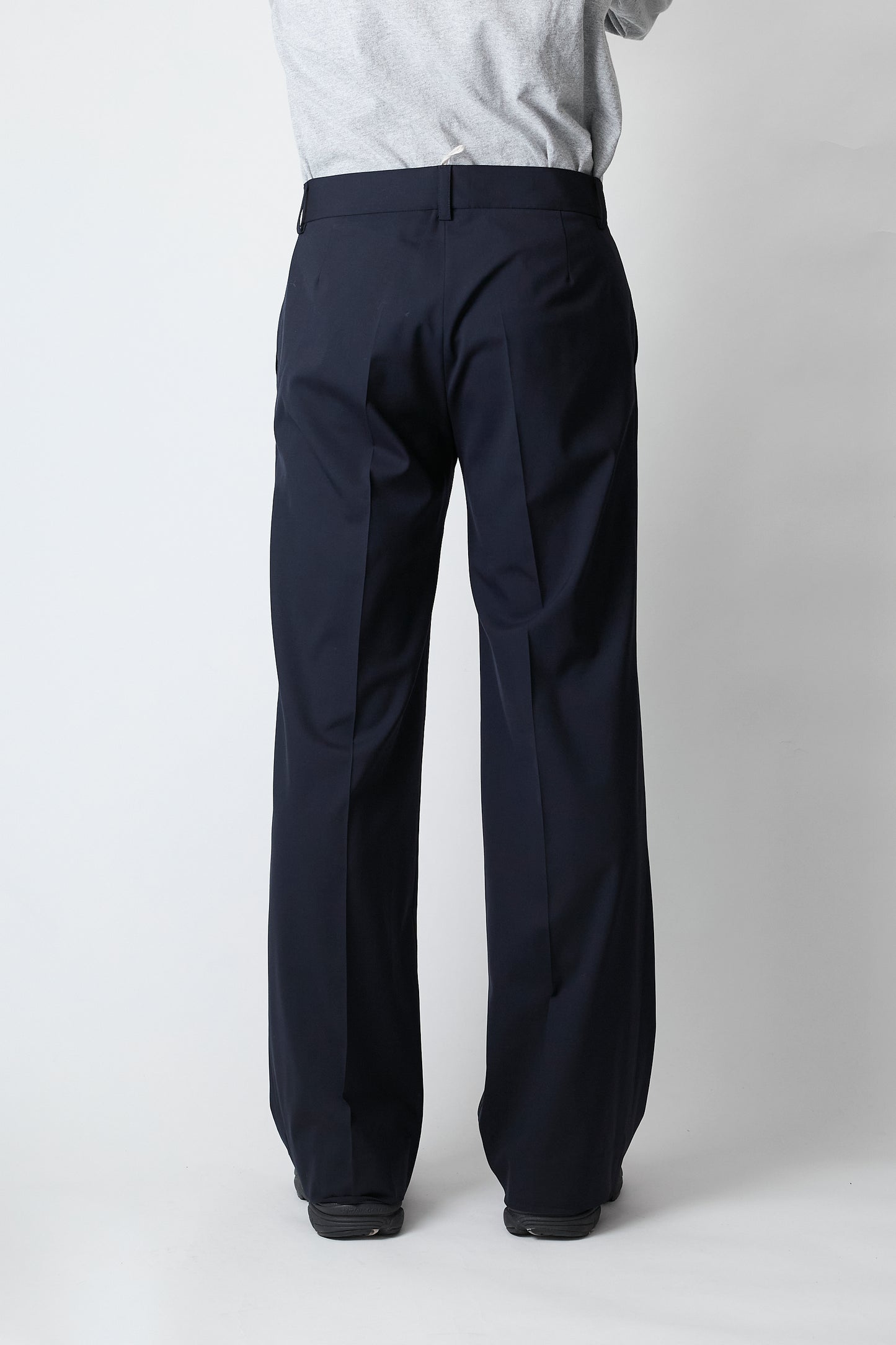 JIL SANDER BY RAF SIMONS SUMMER WOOL FLARE PANTS