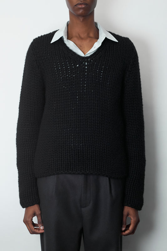 GUCCI BY TOMFORD BLACK CASHMERE KNIT