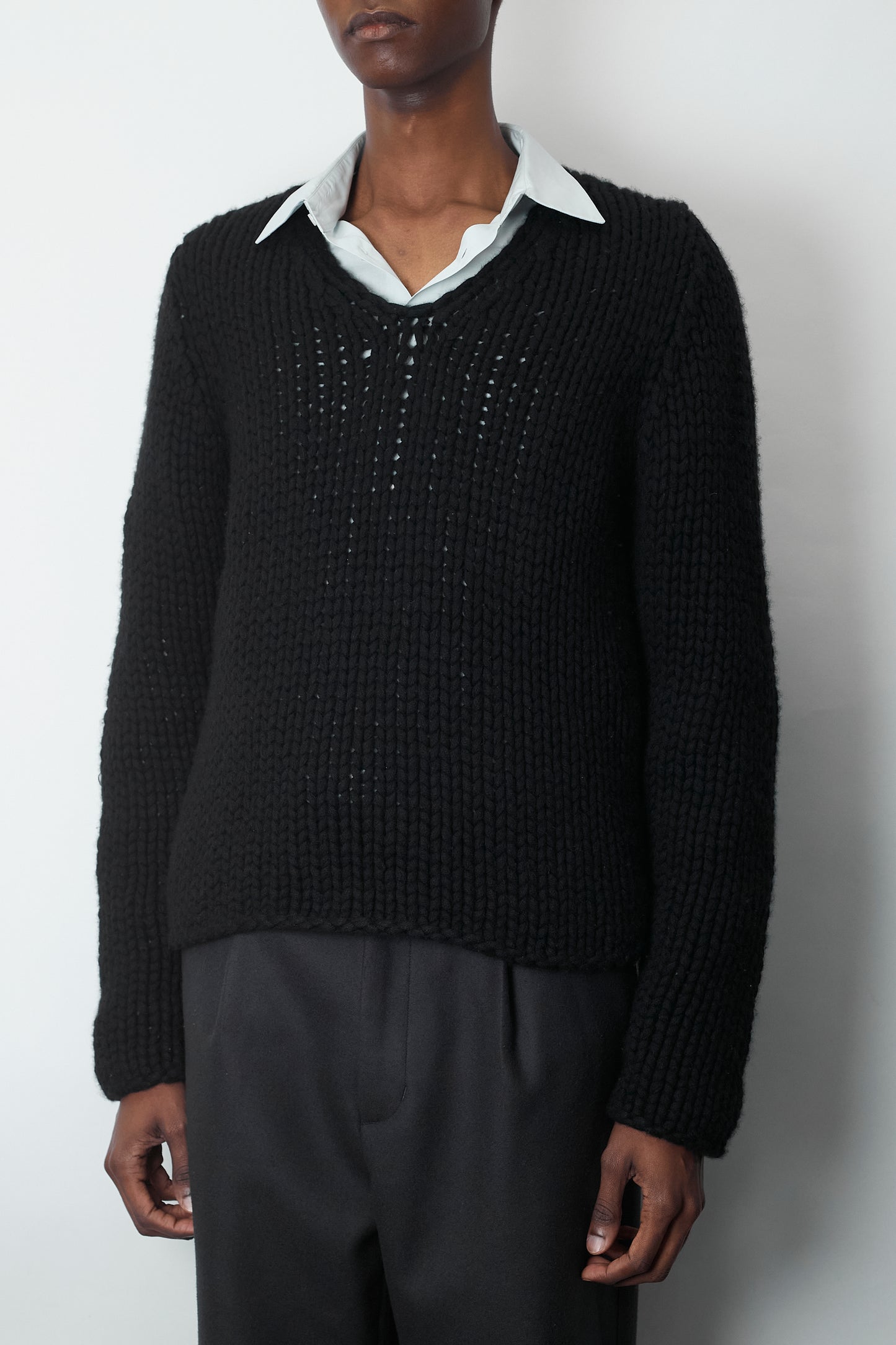 GUCCI BY TOMFORD BLACK CASHMERE KNIT