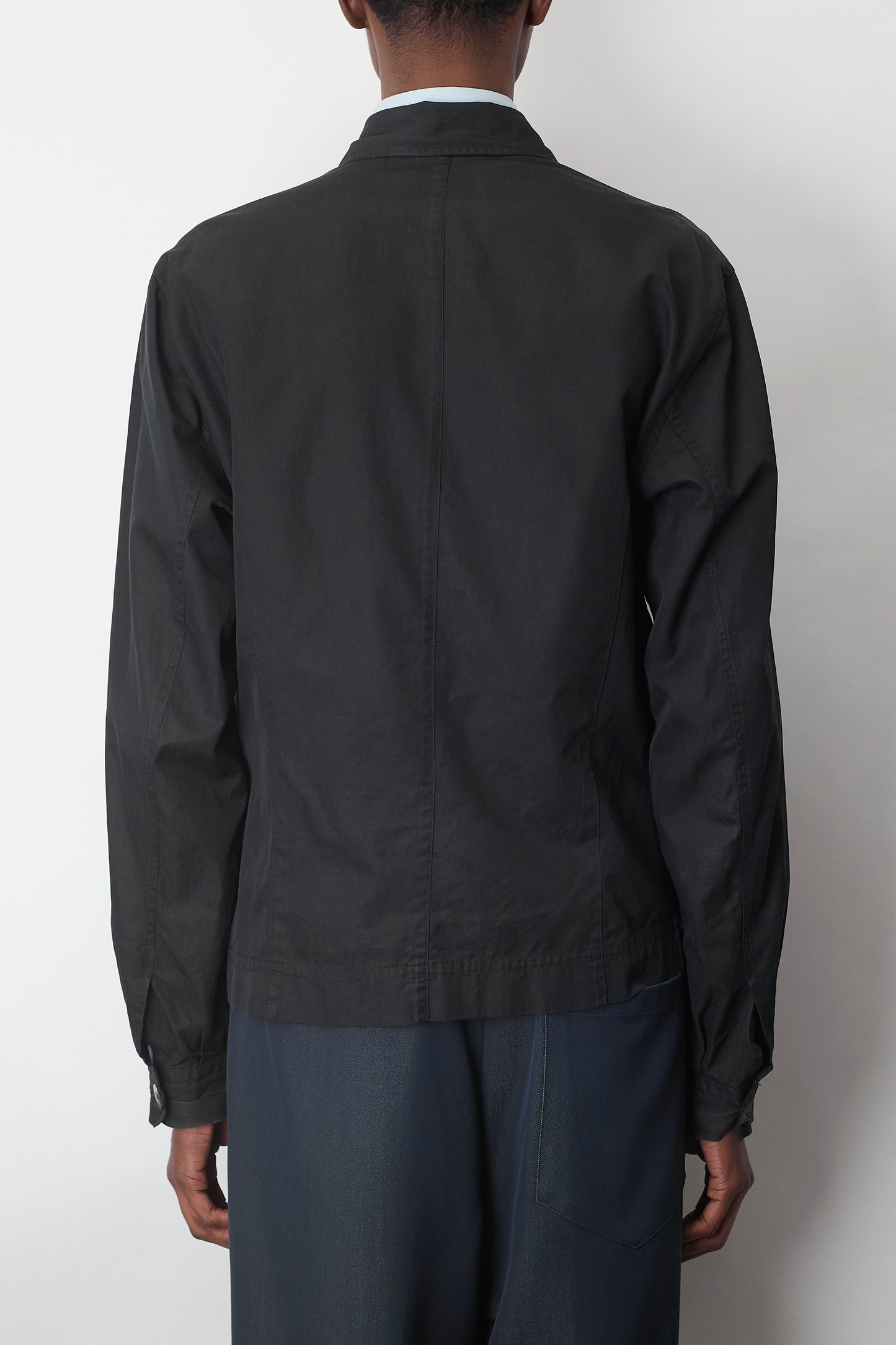 DRIES VAN NOTEN COTTON SHORT ZIP UP JACKET