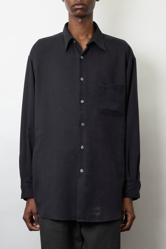 VINTAGE BLACK PAINTED WIDE SHIRT