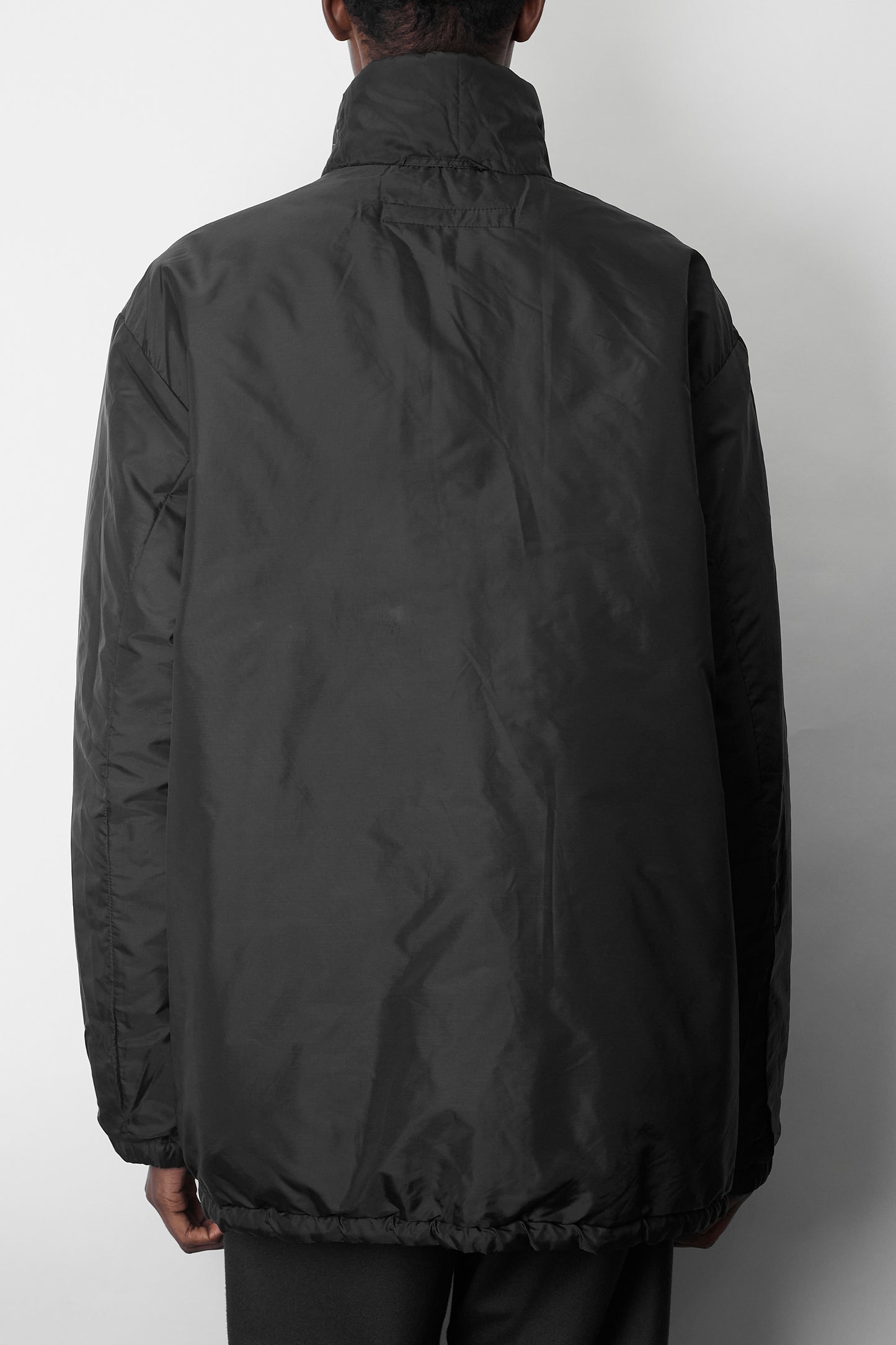 EMPORIO ARMANI BLACK REVERSIBLE PADDED JACKET