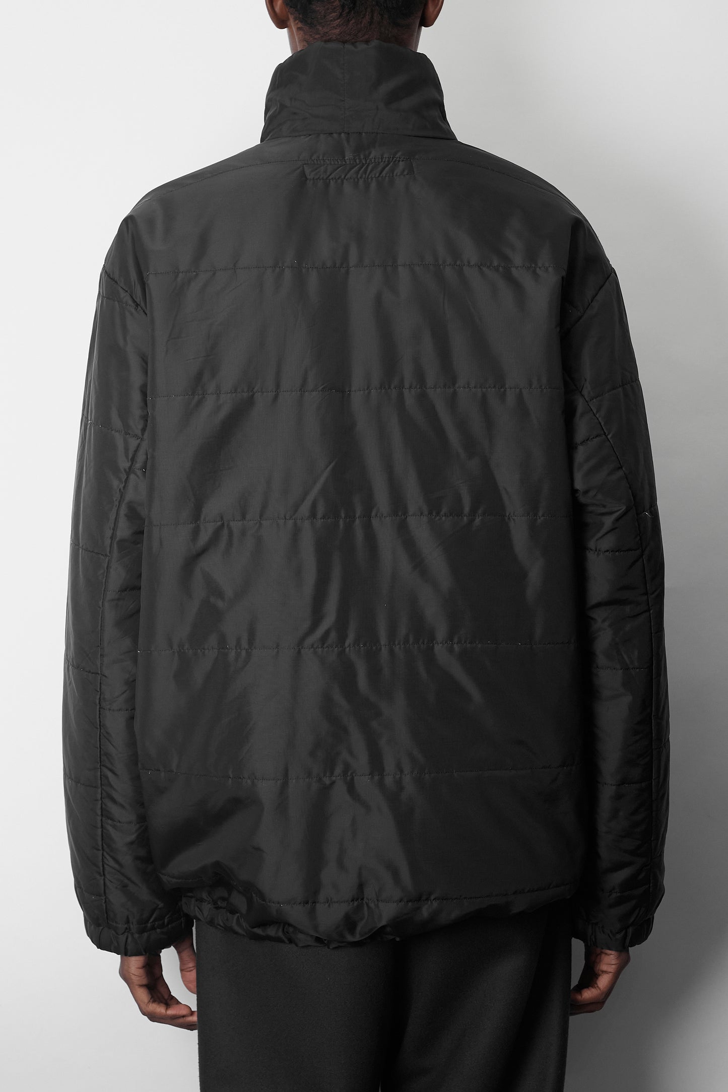 EMPORIO ARMANI BLACK REVERSIBLE PADDED JACKET