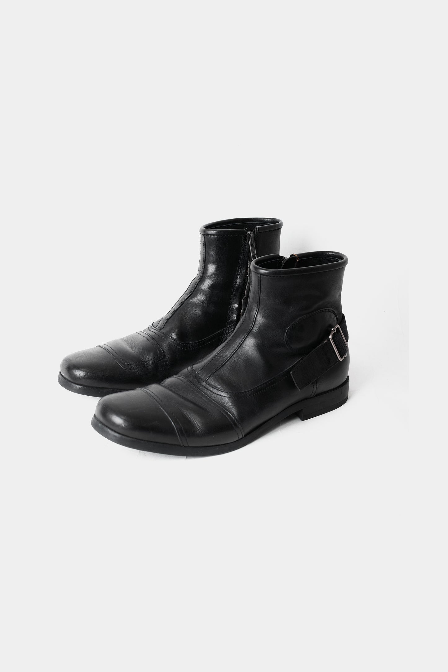 MIU MIU BLACK ACTIVE LEATHER BOOTS