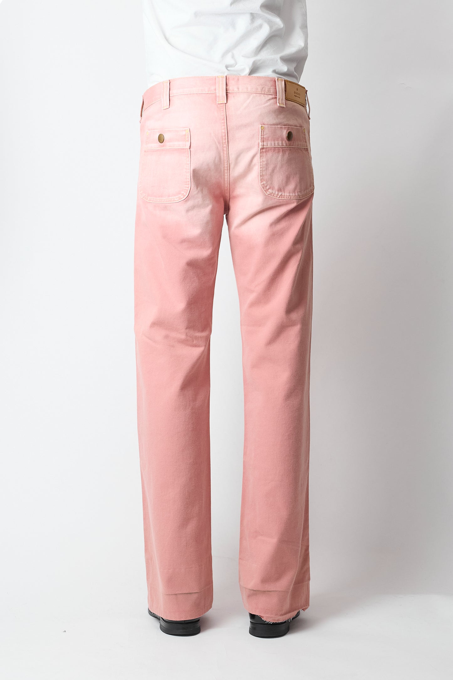 GUCCI BY TOMFORD WIDE FLARE DENIM PANTS