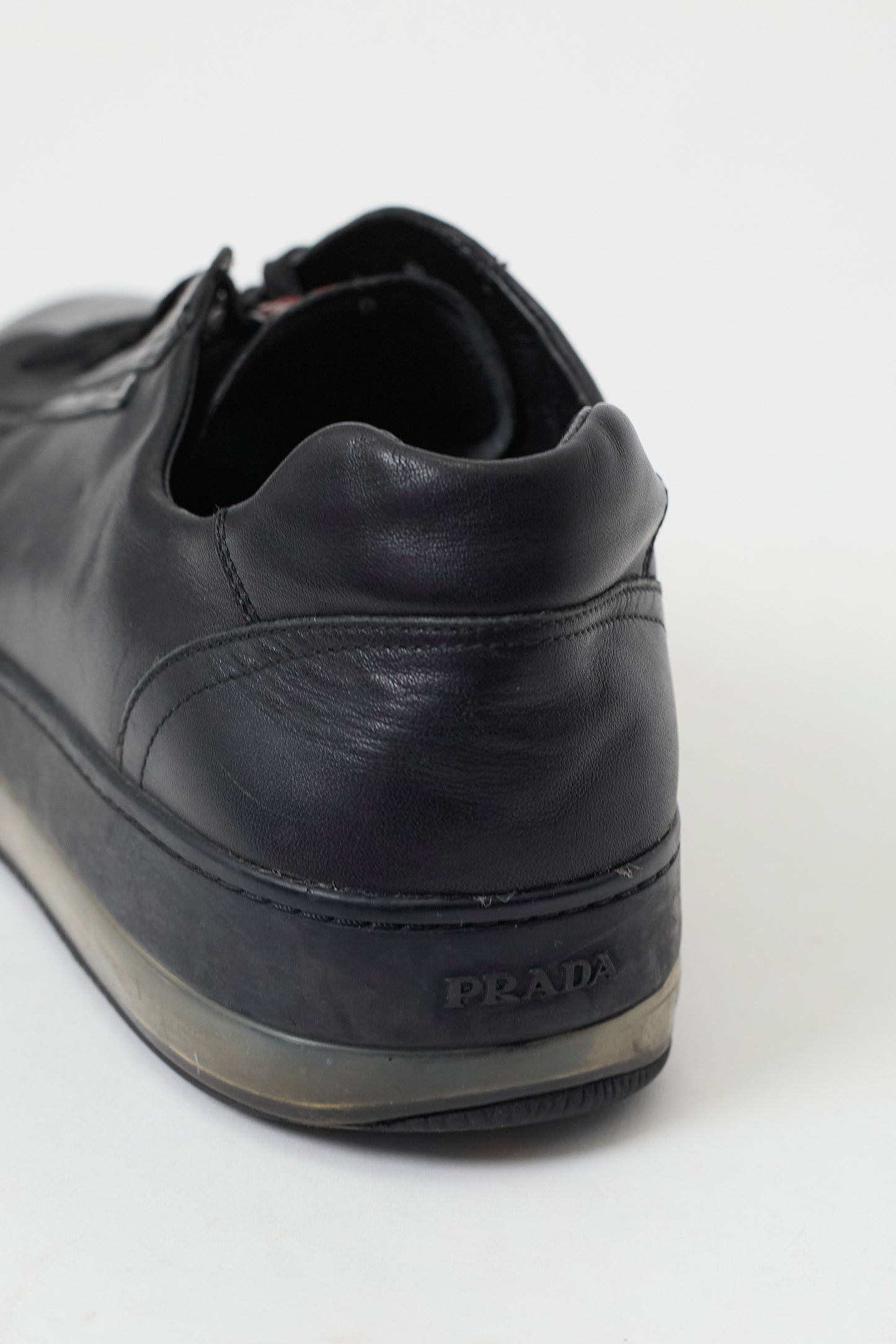 PRADA SPORT BLACK ACTIVE LEATHER SHOES