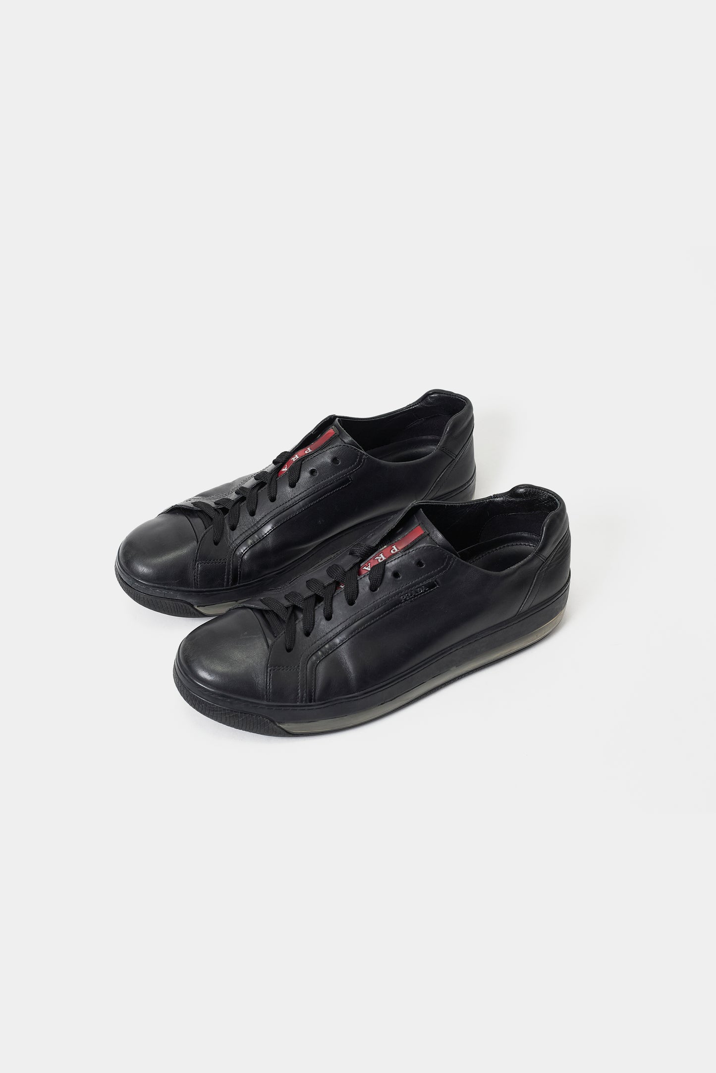 PRADA SPORT BLACK ACTIVE LEATHER SHOES