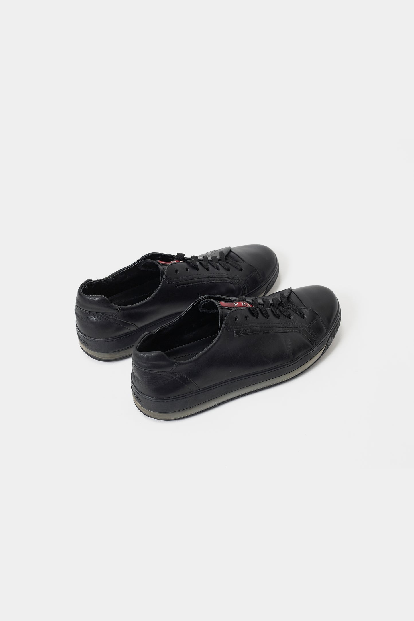 PRADA SPORT BLACK ACTIVE LEATHER SHOES